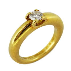 Cartier ring solitaire C deux 1PD diamond K18YG yellow gold size 10.5 ladies