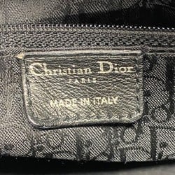 Christian Dior Handbag Cannage Lady Enamel Black Women's