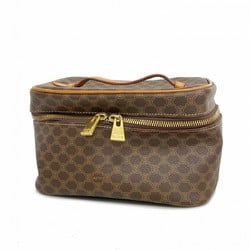 Celine Vanity Bag Macadam Brown Women's