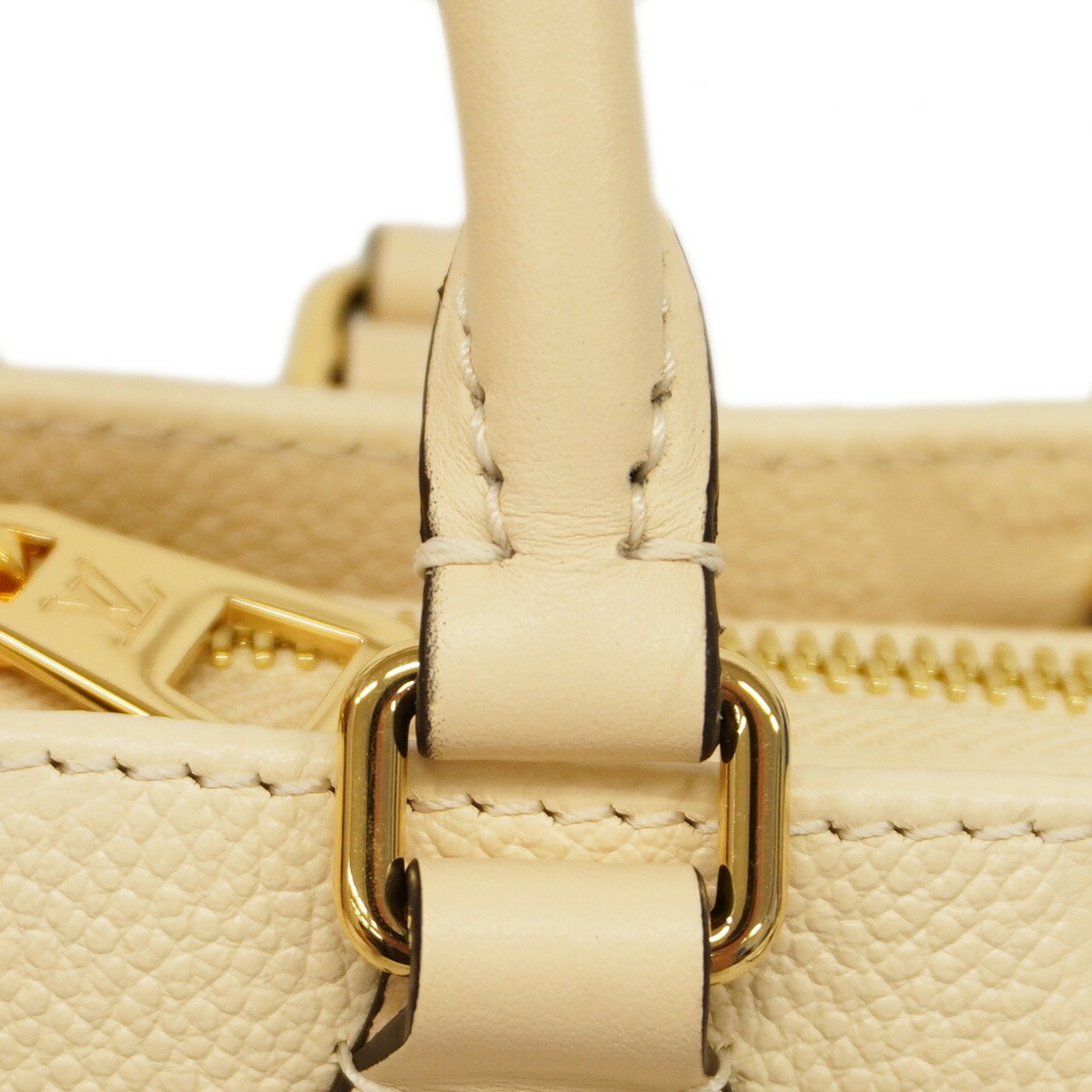 Louis Vuitton Handbag Monogram Empreinte On the Go EW M23698 Creme Ladies