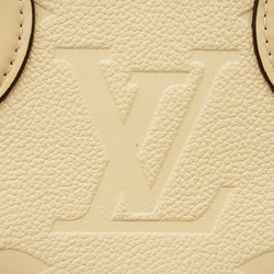 Louis Vuitton Handbag Monogram Empreinte On the Go EW M23698 Creme Ladies