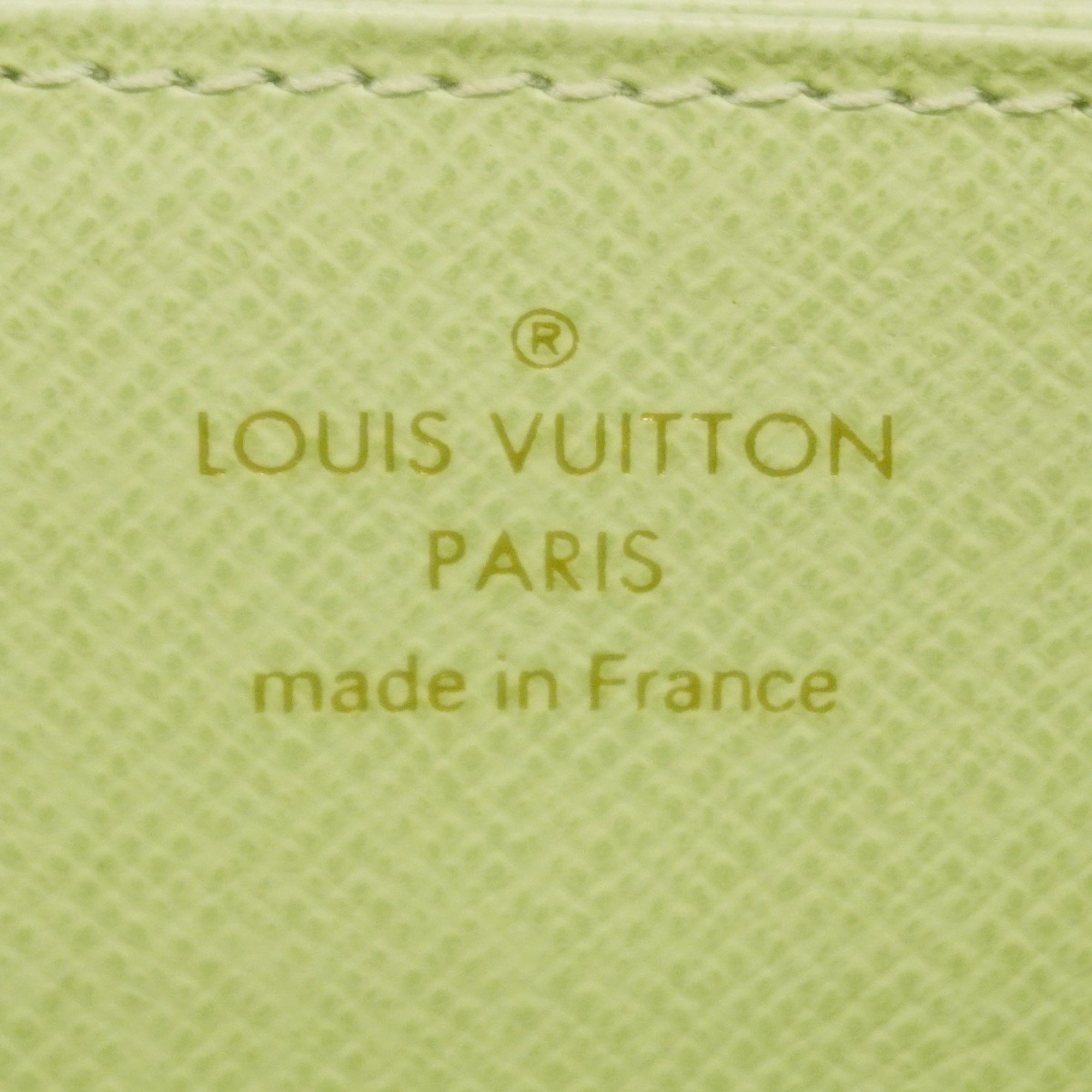 Louis Vuitton Long Wallet Monogram Limited Edition Color Zippy M83218 Brown Matcha Women's