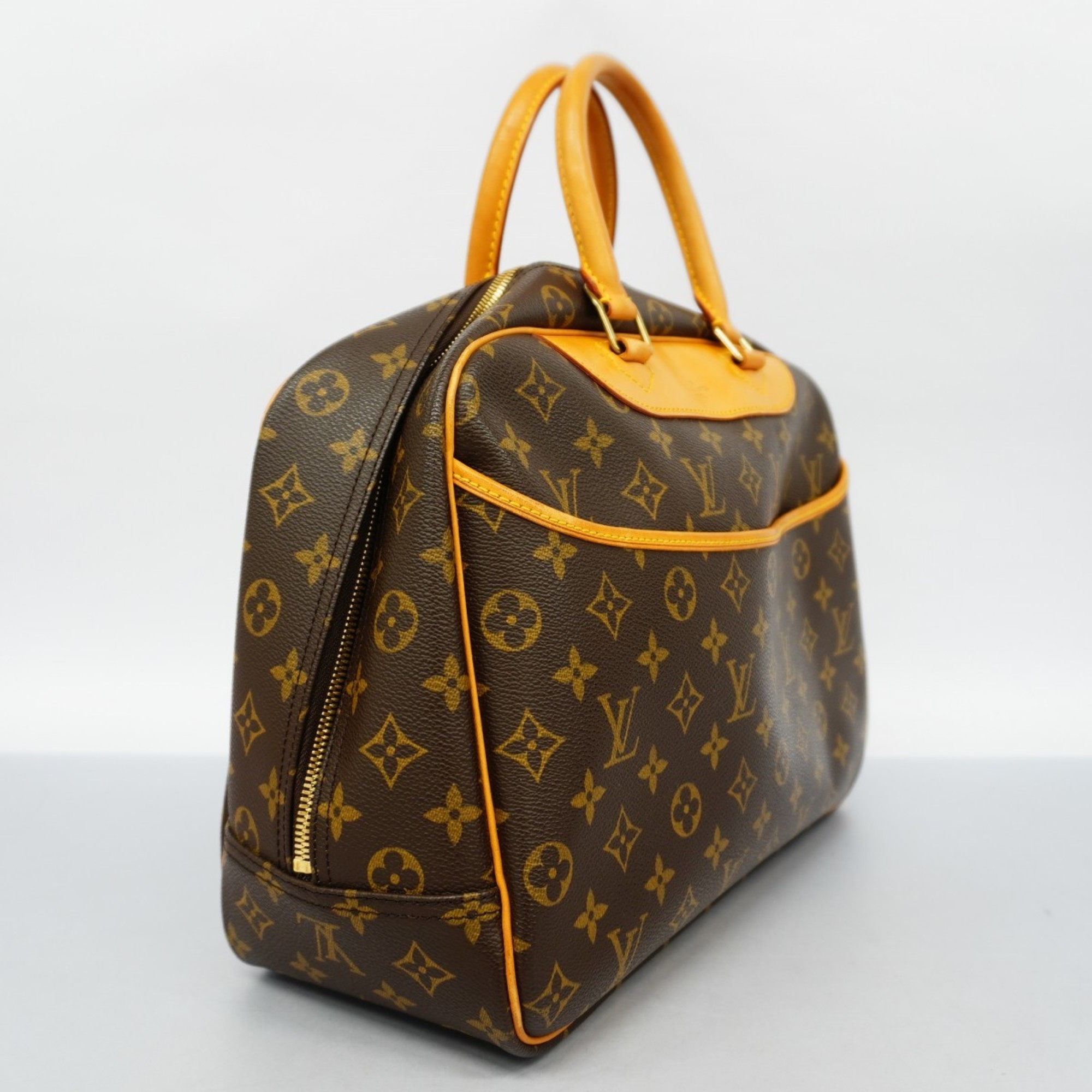 Louis Vuitton Handbag Monogram Deauville M47270 Brown Ladies