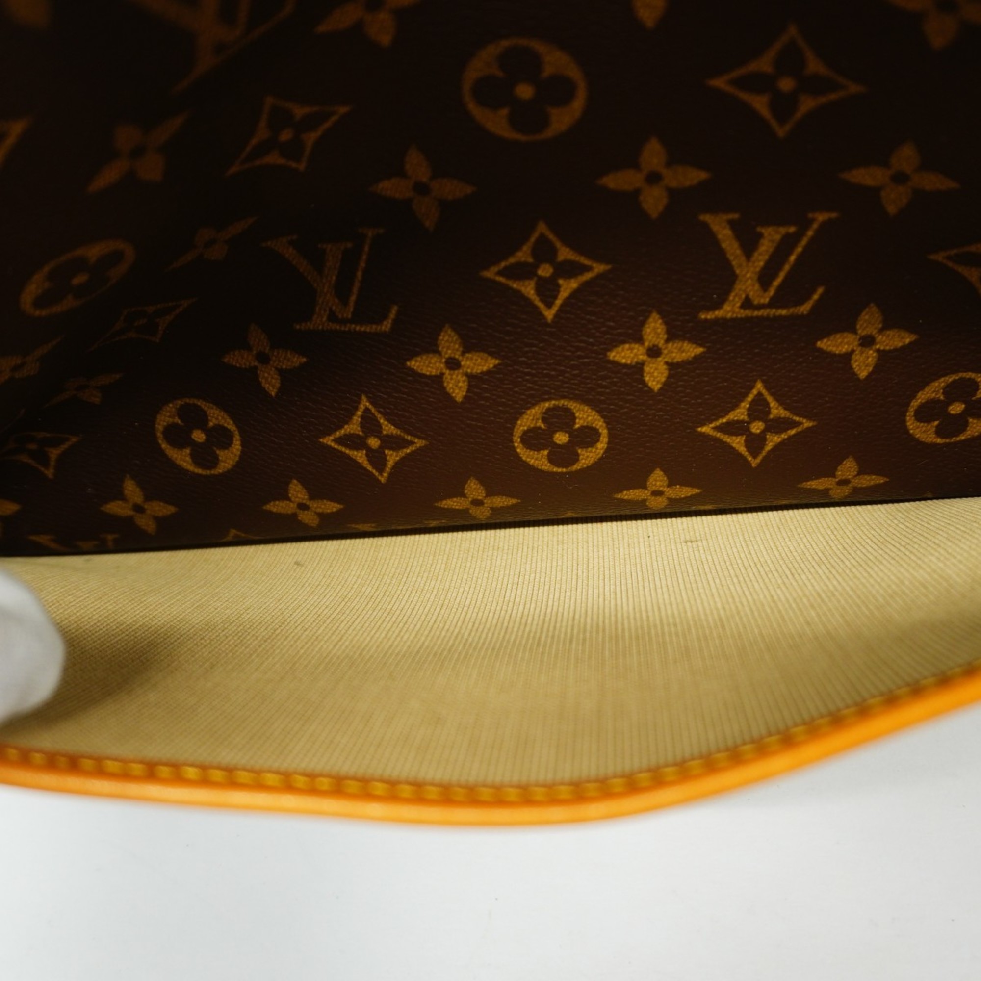 Louis Vuitton Handbag Monogram Deauville M47270 Brown Ladies