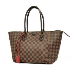 Louis Vuitton Tote Bag Damier Kaisa MM N41548 Ebene Women's