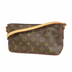 Louis Vuitton Shoulder Bag Monogram Trotter M51240 Brown Ladies