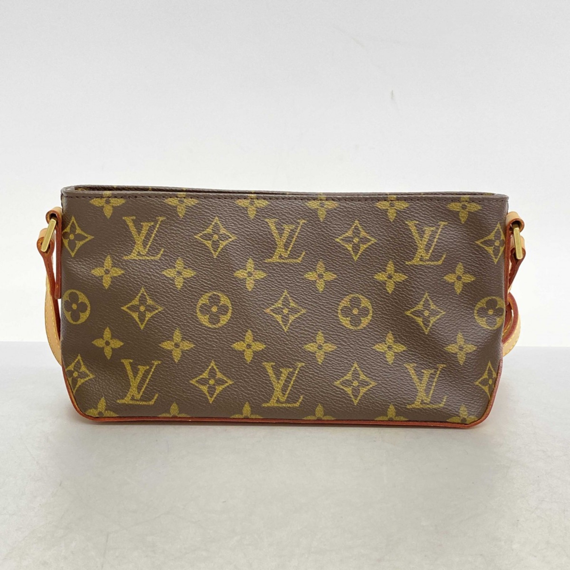 Louis Vuitton Shoulder Bag Monogram Trotter M51240 Brown Ladies