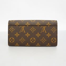 Louis Vuitton Long Wallet Monogram Portefeuille Sarah M60531 Brown Ladies