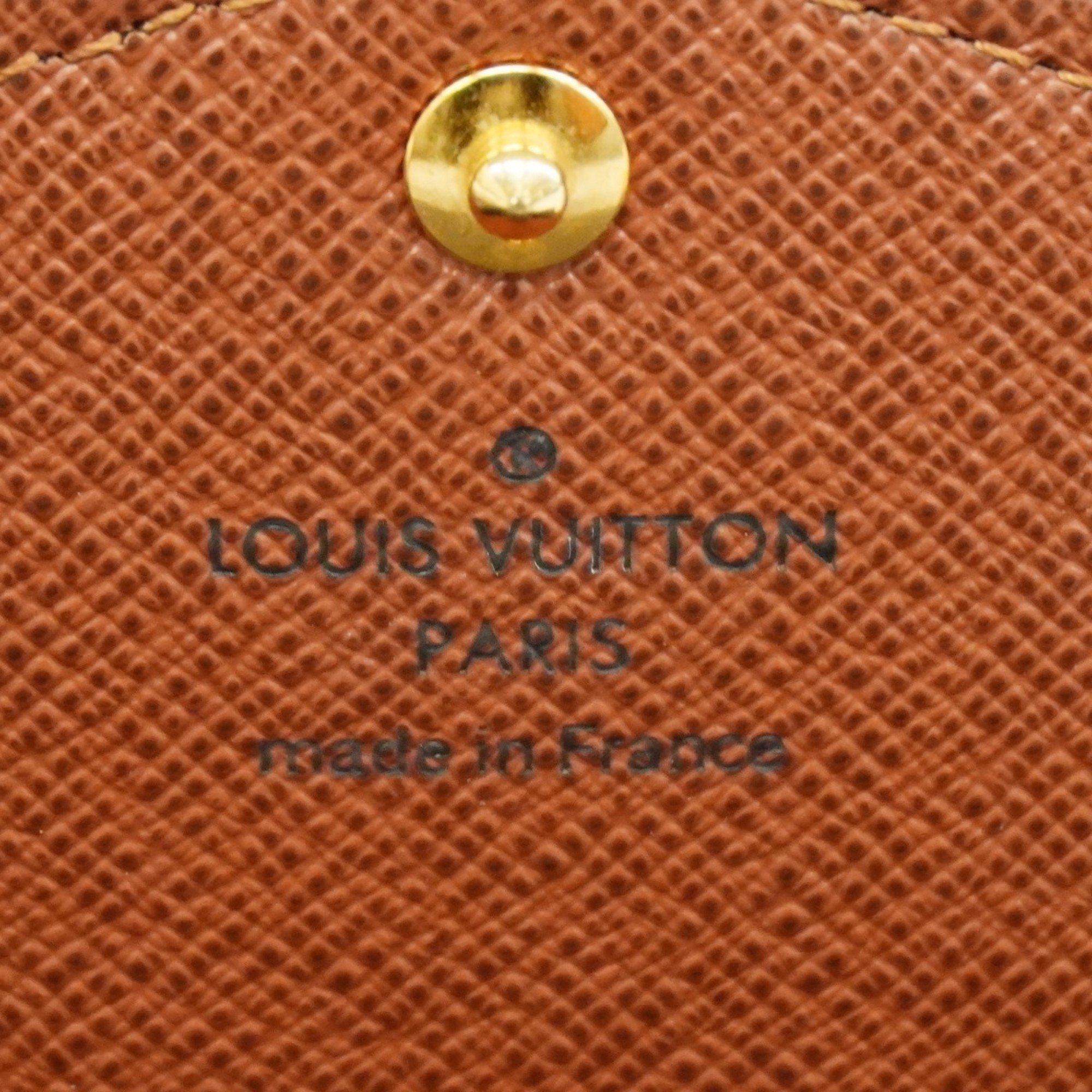 Louis Vuitton Long Wallet Monogram Portefeuille Sarah M60531 Brown Ladies