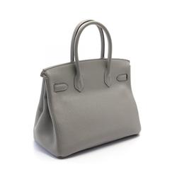 Hermes HERMES Birkin 30 Handbag Bag Togo Women's Grey