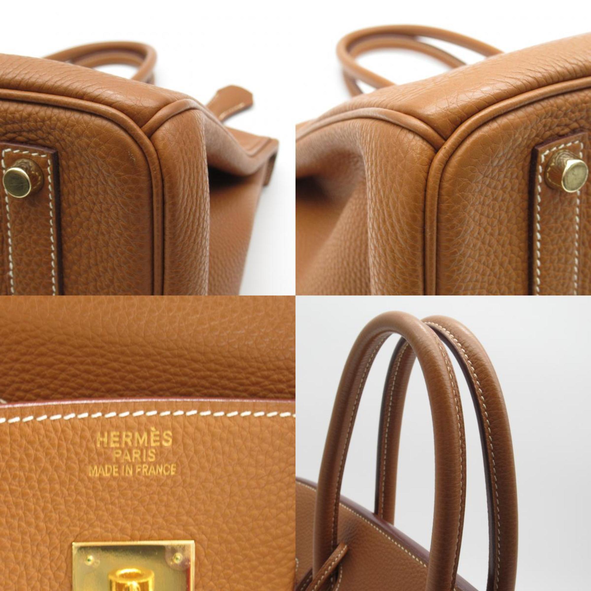 Hermes HERMES Birkin 35 Handbag Bag Leather Togo Women's Brown