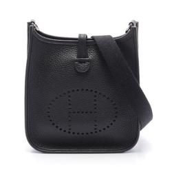 Hermes HERMES Evelyn TPM Shoulder Bag Taurillon Clemence Women's Black