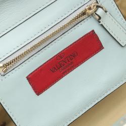 Valentino Rockstud Handbag Bag Leather Women's Blue