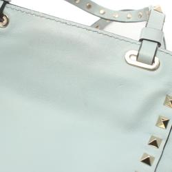 Valentino Rockstud Handbag Bag Leather Women's Blue