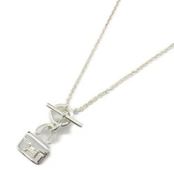 Hermes HERMES Amulet Constance Necklace Silver 925 Women's