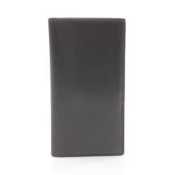 Valextra Bi-fold Long Wallet Leather Men's Black SGNL0021028L99WF99NN