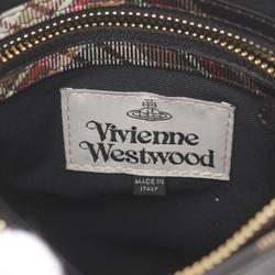 Vivienne Westwood Red Label Square Shoulder Bag, Faux Leather, Women's, Beige, Multicolor, 51160005US001KD101