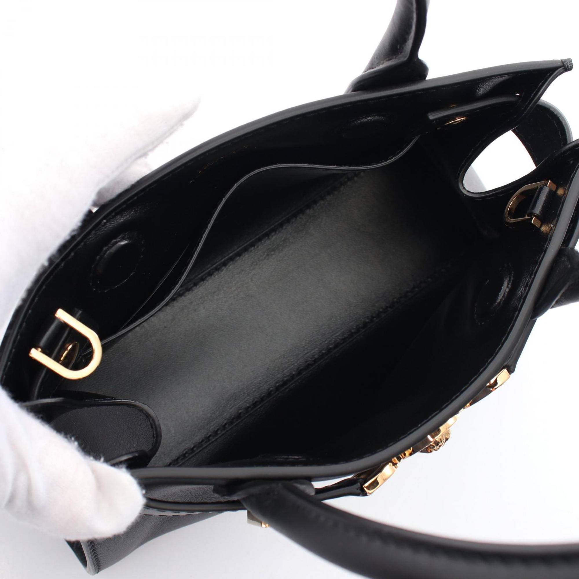 Versace Medusa '95 Small Tote Bag Leather Women's Black 10131691A107951B00V