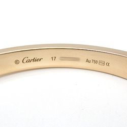 Cartier Love Bracelet Pavé Diamond K18PG (Pink Gold) Ladies Clear N6036917