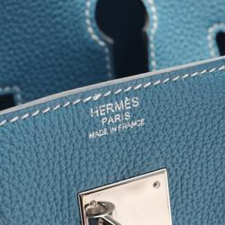 Hermes HERMES Birkin 30 Handbag Bag Togo Women's Blue