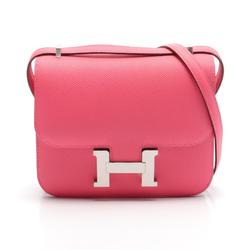 Hermes HERMES Constance 3 Miroir Shoulder Bag Epsom Leather Women's Pink