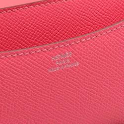 Hermes HERMES Constance 3 Miroir Shoulder Bag Epsom Leather Women's Pink