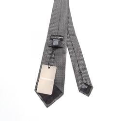 Emporio Armani Necktie Clothing Silk Men's Black Grey