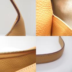 Hermes HERMES Trim 35 Saffron Shoulder Bag Leather Taurillon Clemence Women's Yellow