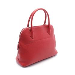 Hermes HERMES Bolide 31 Handbag Bag Taurillon Clemence Women's Red 073419CK