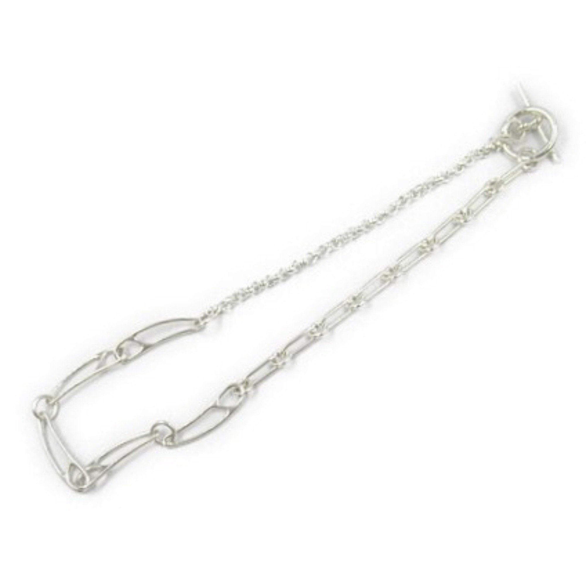 Hermes HERMES Chaine d'Ancre Punk Necklace Silver 925 Women's