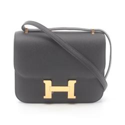 Hermes HERMES Constance 3 Shoulder Bag Epsom Leather Women's Black