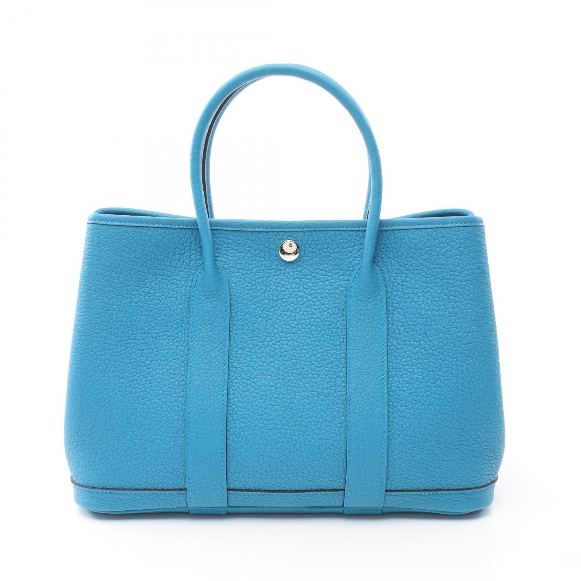 Hermes HERMES Garden TPM Tote Bag Negonda Women's Blue