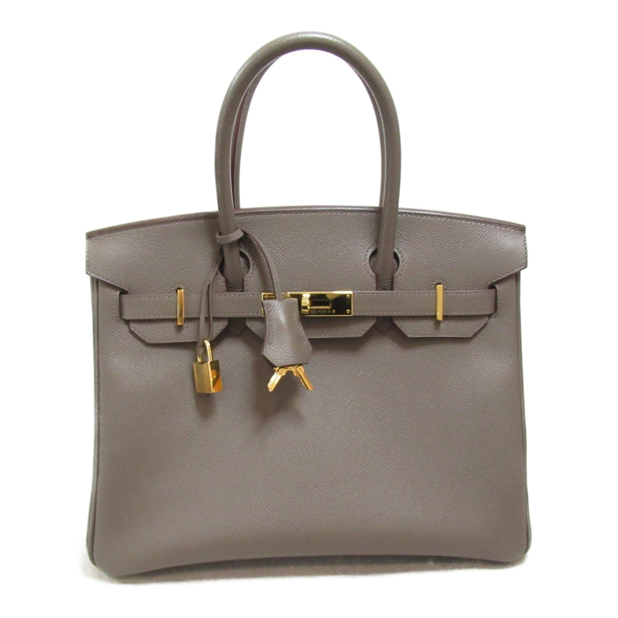 Hermes HERMES Birkin 30 Handbag Bag Leather Epsom Women's Beige