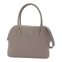 Hermes HERMES Bolide 27 Handbag Bag Leather Epsom Women's Grey