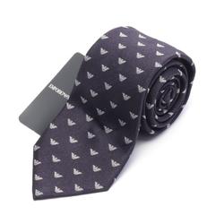 Emporio Armani Necktie Clothing Silk Men's Navy