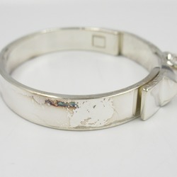 Hermes HERMES Collier de Chien Bangle Silver 925 Women's H115424B