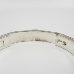 Hermes HERMES Collier de Chien Bangle Silver 925 Women's H115424B