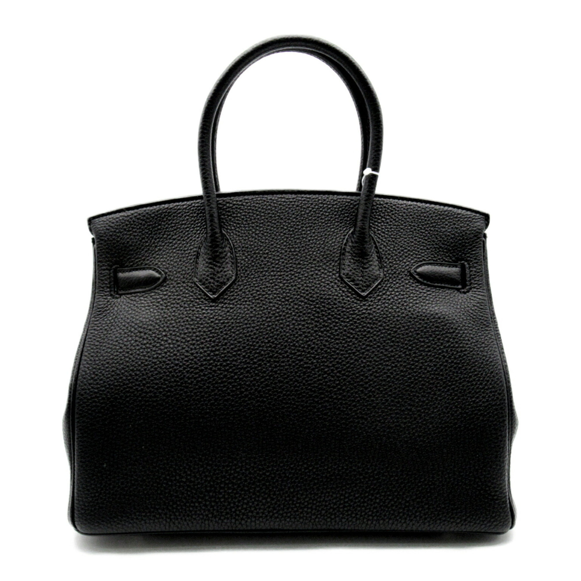 Hermes HERMES Birkin 30 Handbag Bag Leather Togo Women's Black