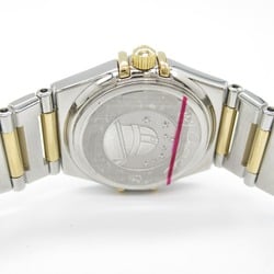 OMEGA Constellation Iris Diamond Bezel Watch Wristwatch K18 (Yellow Gold) Stainless Steel Ladies White Shell 1365.79