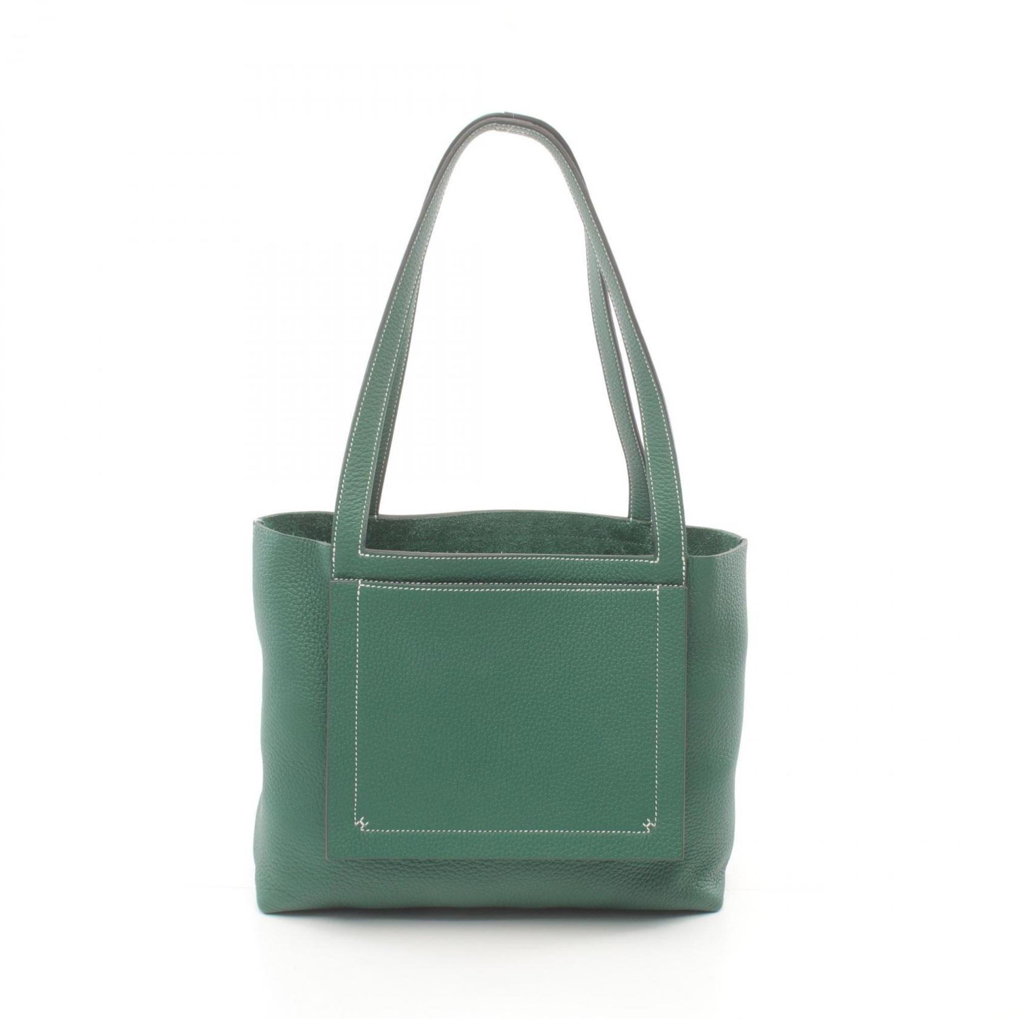 Hermes HERMES Cabas Serie 31 Tote Bag Taurillon Clemence Women's Green