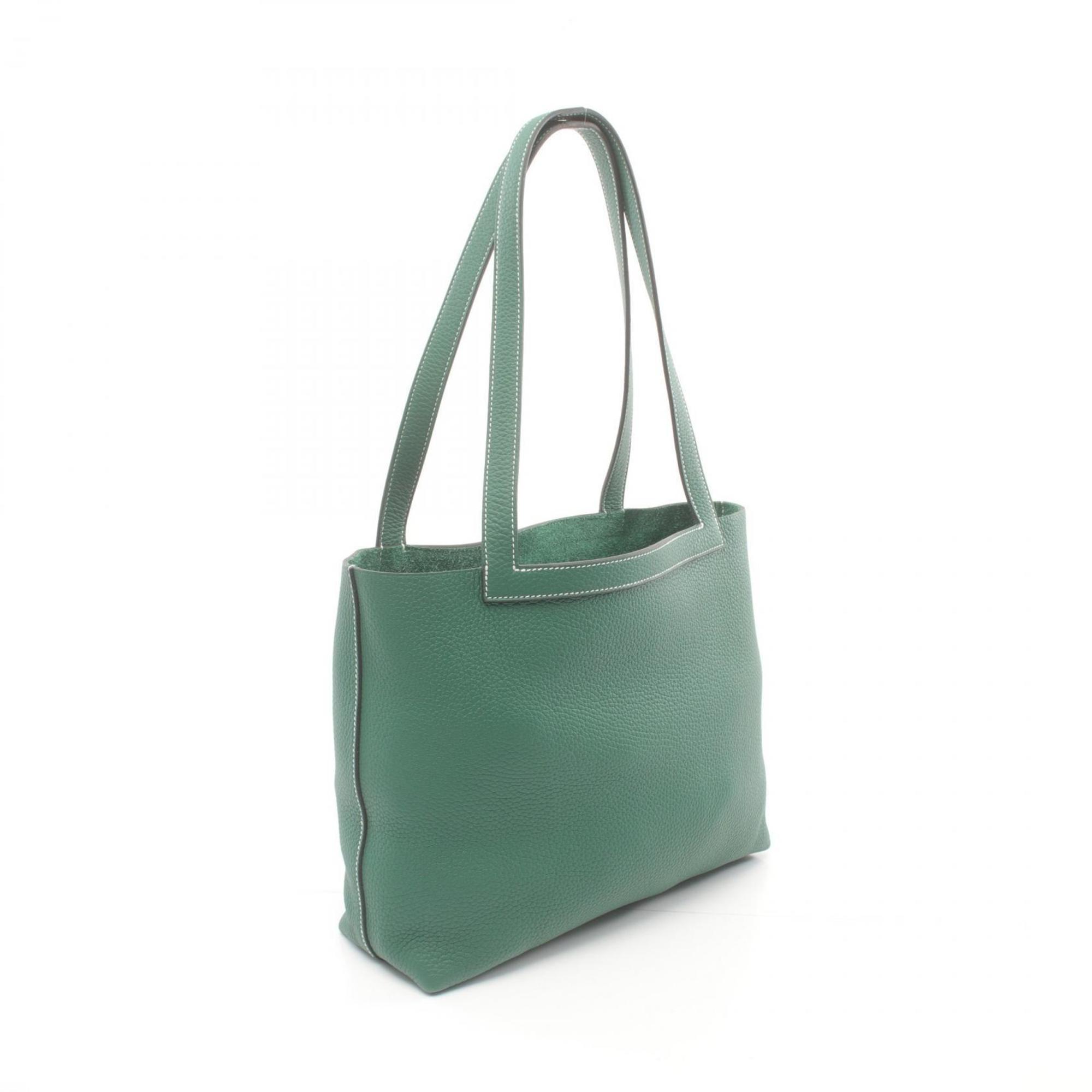 Hermes HERMES Cabas Serie 31 Tote Bag Taurillon Clemence Women's Green