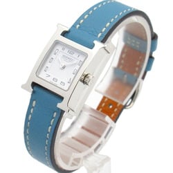 Hermes HERMES H Watch Wristwatch Stainless Steel Ladies White HH1.110