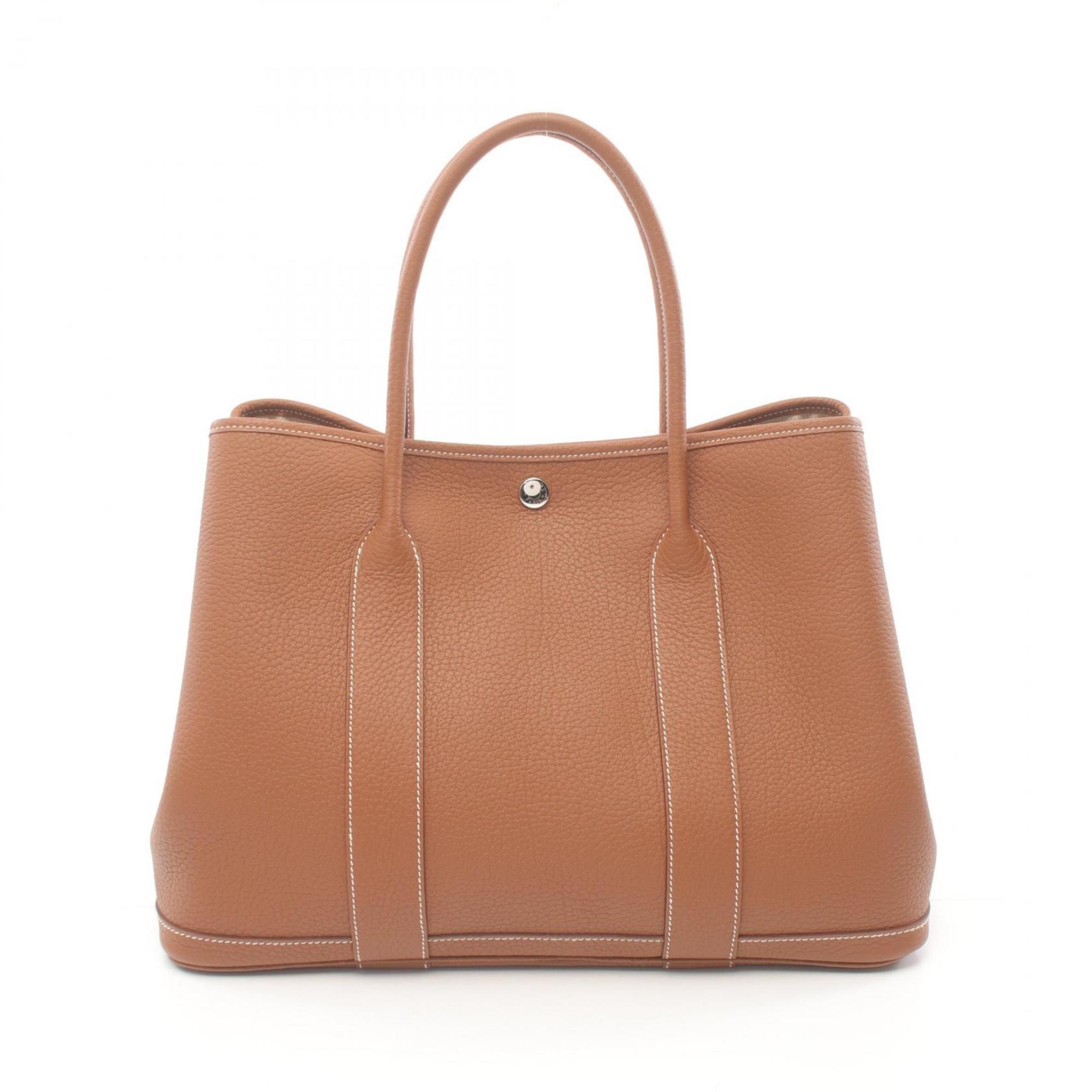 Hermes HERMES Garden PM Tote Bag Negonda Women's Brown