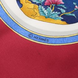 Hermes HERMES Carré 90 "Que importe le flacon" Scarf Silk Women's Bordeaux White Multicolor