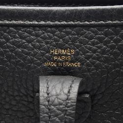 Hermes HERMES Evelyn TPM Shoulder Bag Taurillon Clemence Women's Black