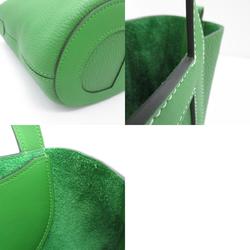 Hermes HERMES In the Loop 18 Handbag Bag Leather Taurillon Clemence Women's Green