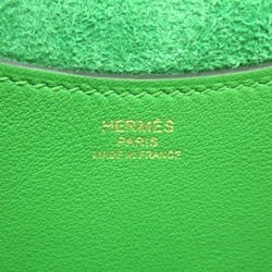 Hermes HERMES In the Loop 18 Handbag Bag Leather Taurillon Clemence Women's Green