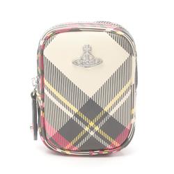 Vivienne Westwood Red Label CIGAR LIP POUCH pouch bag, faux leather, women's, white, pink, multicolor, 53030028S0012O101