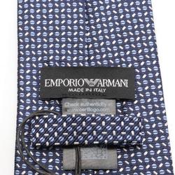 Emporio Armani Necktie Clothing Silk Men's Navy Blue