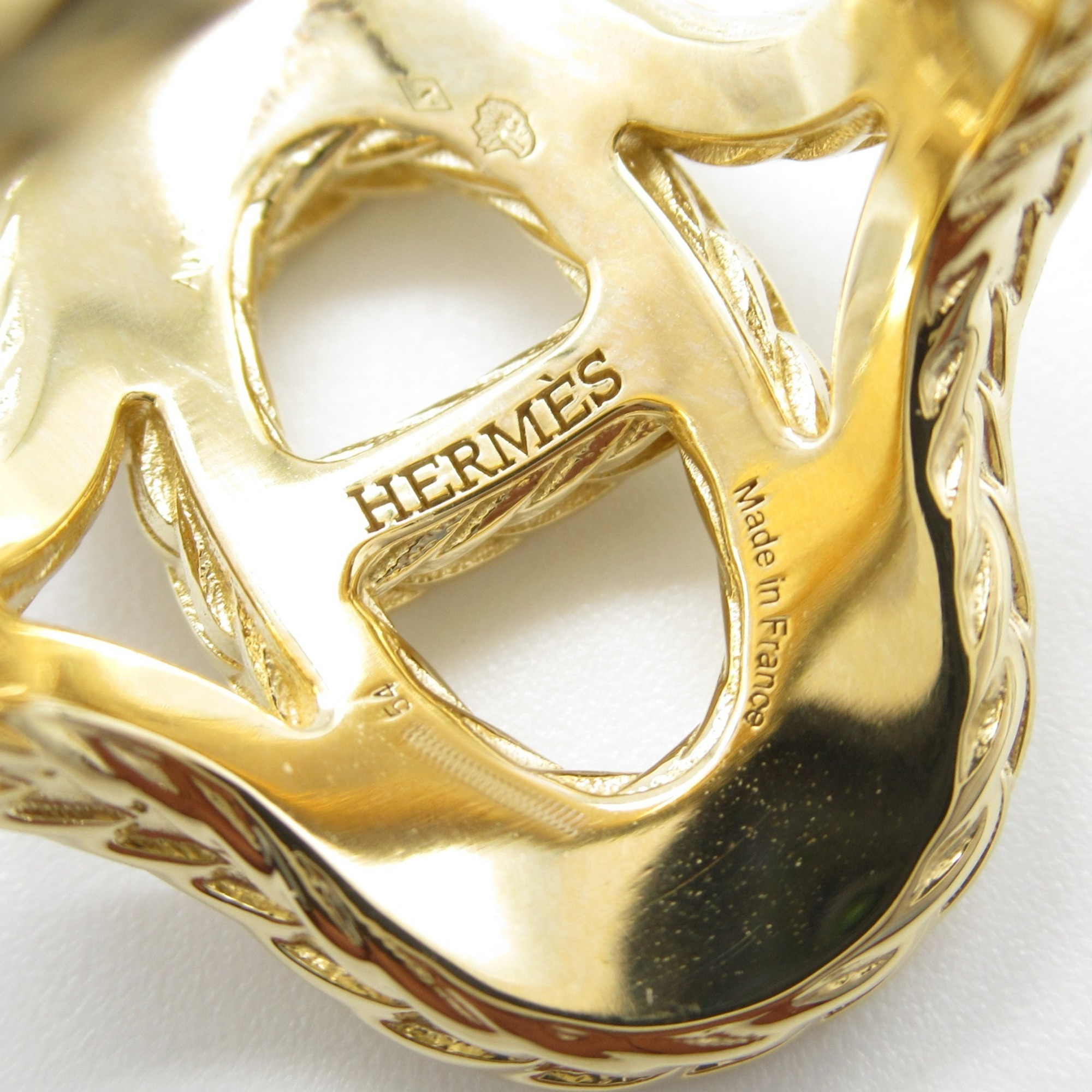 Hermes HERMES Chaine d'Ancre Dana Ring K18 (yellow gold) Women's Gold